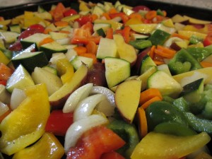 Gemüseblech mit Kräuterquark (5)