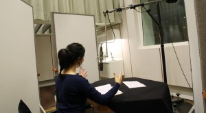 Egal, was die Sprecher ausdrücken wollen, sie müssen alles mit ihrer Stimme machen. (Foto: Goyert)