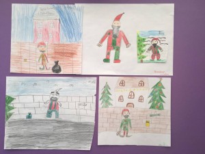 Diese Bilder haben die Schüler der 4. Klasse der GGS Ahl Wipp in Köln Buchheim gemalt.