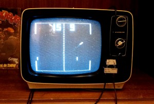 Auf dem Atari konnte man Pong spielen. (Foto: Leister)