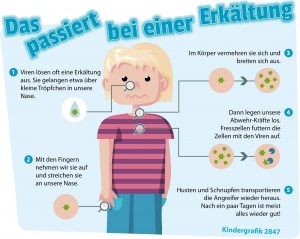 Das passiet bei einer Erkältung. (Foto: dpa)