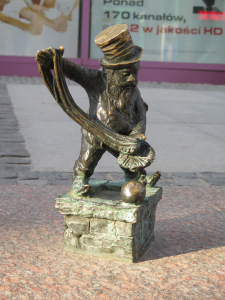 Zwerge sind ein Wahrzeichen der Stadt 
