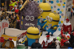 Die Minions hatten im letzten Jahr auch ihren eigenen Wagen. (Foto: Rako)