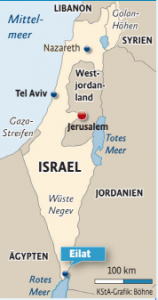 Hier liegt Eilat. (Grafik: Böhne)