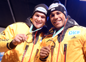 Johannes Lochner (links) und sein Kollege Joshua Blum (Foto: dpa)