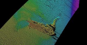 Die Drohne fand eine Nachbildung in Nesse-Form. (Foto: dpa)