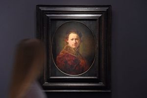 Auch das ist ein Selfie: Rembrandt hat sich selbst gemalt. (Foto: dpa)