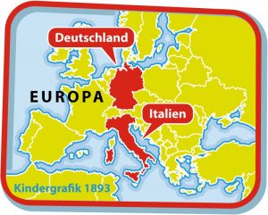 Italien hat die Form eines Stiefels. (Grafik: dpa)