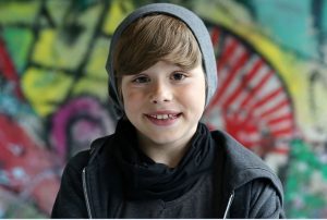 Ganz schön aufgeregt: Kinderreporter Jona (Foto: Goyert)