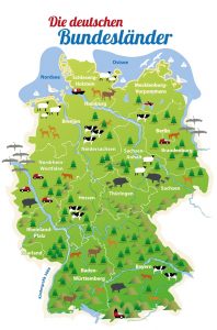 Das sind die deutschen Bundesländer. Mecklenburg-Vorpommern liegt ganz oben. (Foto: dpa)
