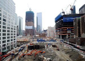 Nach dem Anschlag hieß der Ort Ground Zero. Lange wurde dort gebaut. (Foto: dpa)