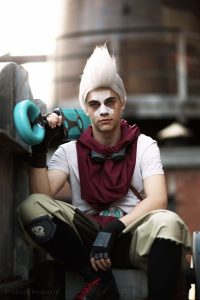 Ekko ist eine Figur aus "League of Legends". (Foto: Fotofisch Fotografie)