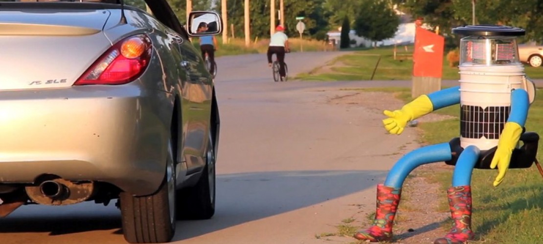 Roboter per Anhalter unterwegs