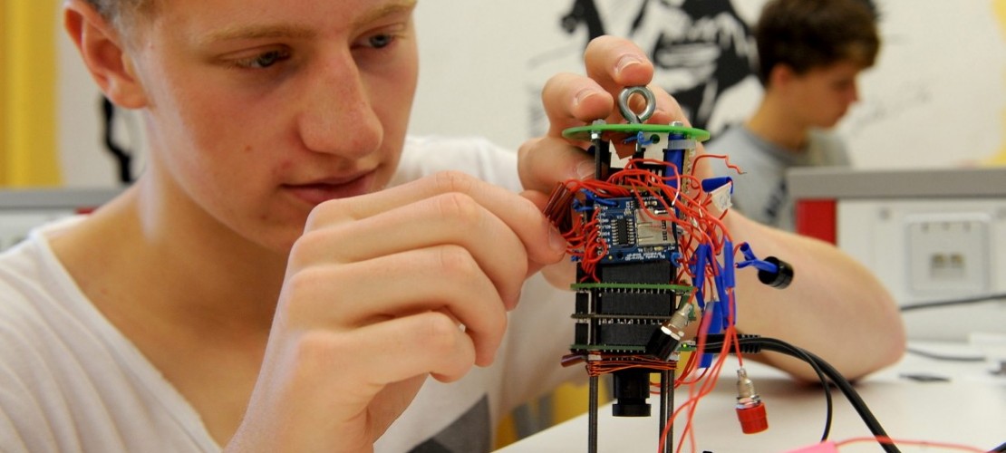 Wettflug der Mini-Satelliten