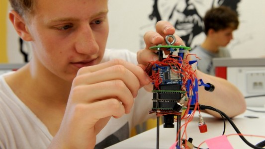 Wettflug der Mini-Satelliten