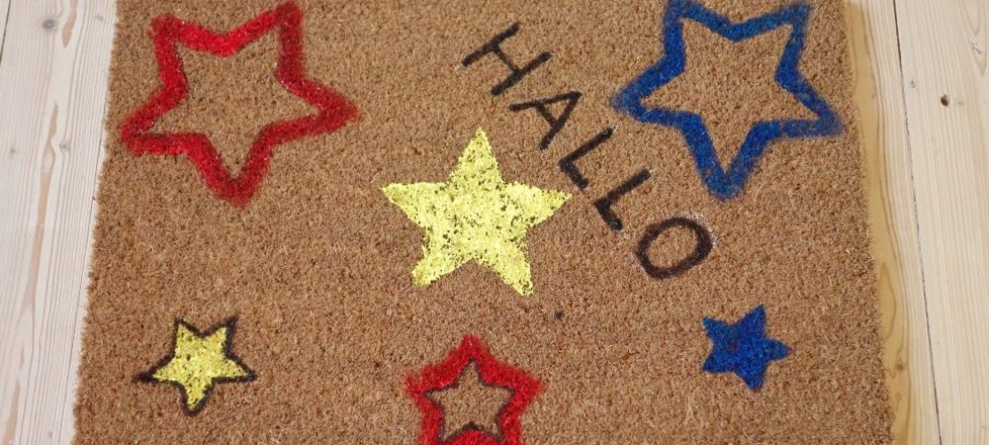 Eine Fußmatte leicht gemacht