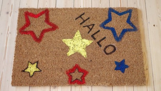 Eine Fußmatte leicht gemacht