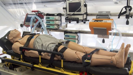 Mini-Krankenhaus in der Luft