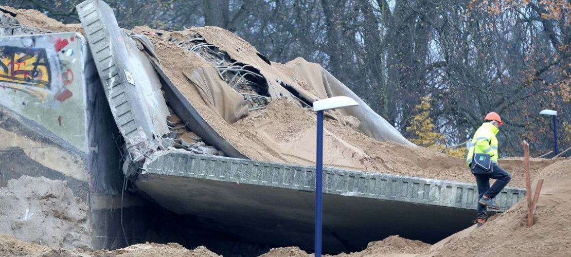 Peng – und die Brücke ist weg