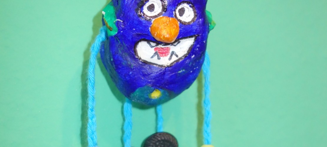 Ein Hüpf-Monster aus Salzteig