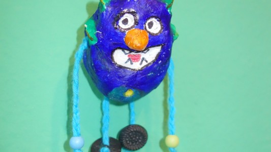 Ein Hüpf-Monster aus Salzteig