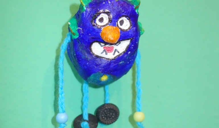 Ein Hüpf-Monster aus Salzteig