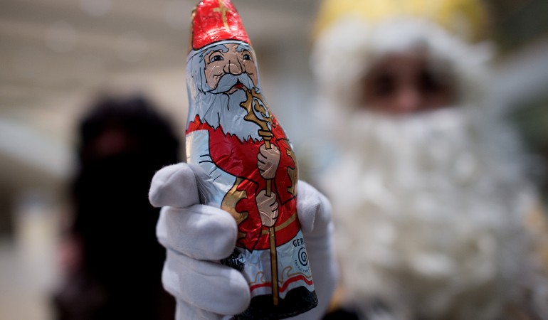 Nikolaus trägt keine rote Mütze