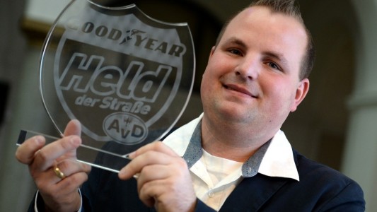 Held der Straße ausgezeichnet