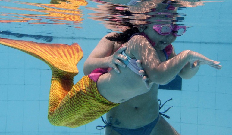 Schwimmen so wie Arielle