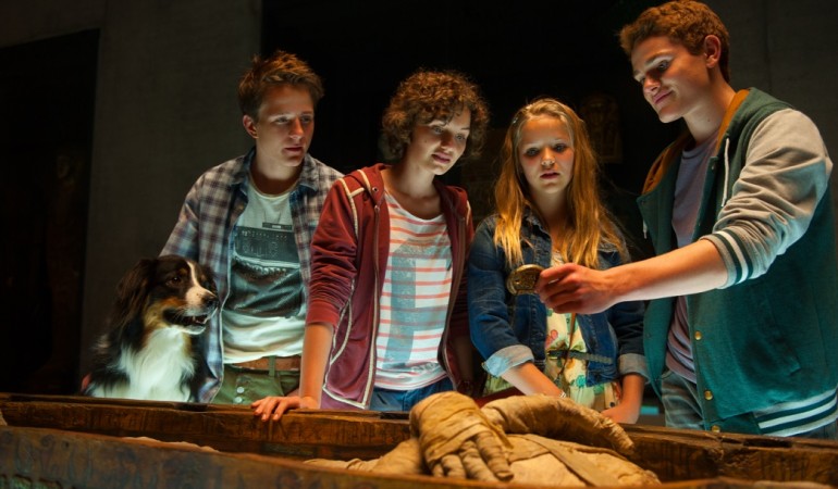 Julian, Dick, Anne, George und ihr Hund Timmy ermitteln wieder. Dieses Mal erleben die fünf Freunde ein spannendes Abenteuer im Land Ägypten. (Foto: Verleih)