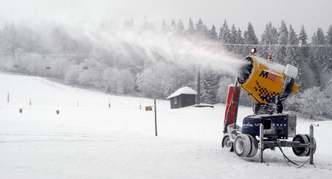 Schnee aus der Kanone | Duda.news