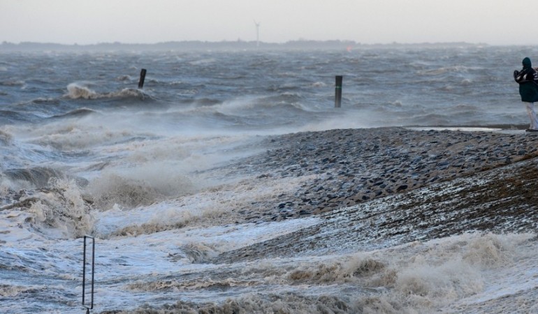 Ein schwerer Sturm kommt