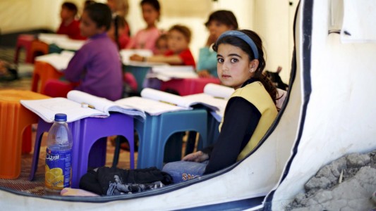Syrisches Flüchtlingscamp in Jordanien