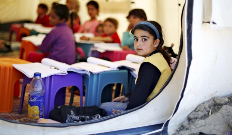 Syrisches Flüchtlingscamp in Jordanien