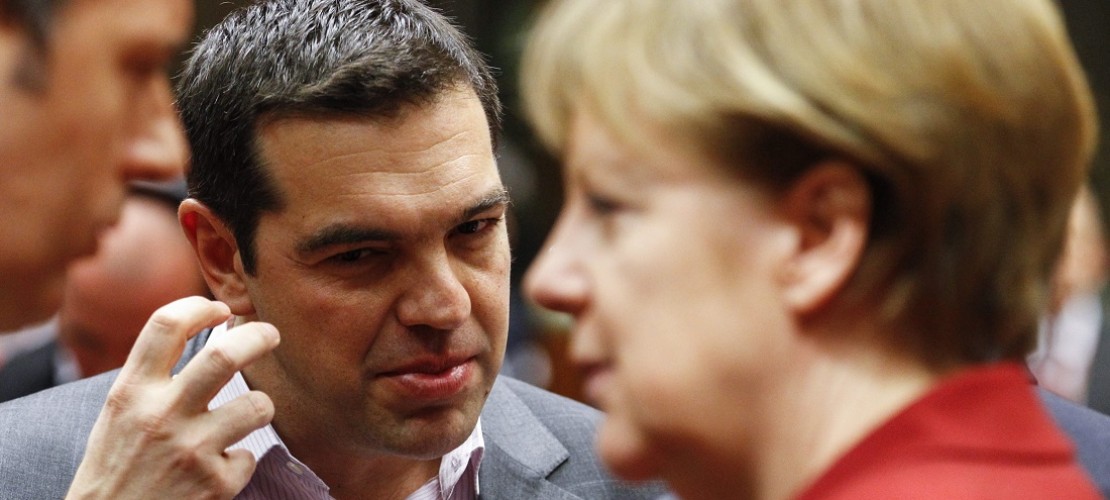Bundeskanzlerin Angela Merkel trifft den griechischen Regierungschef Alexis Tsipras in Berlin. (Foto: dpa)
