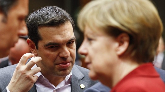 Bundeskanzlerin Angela Merkel trifft den griechischen Regierungschef Alexis Tsipras in Berlin. (Foto: dpa)