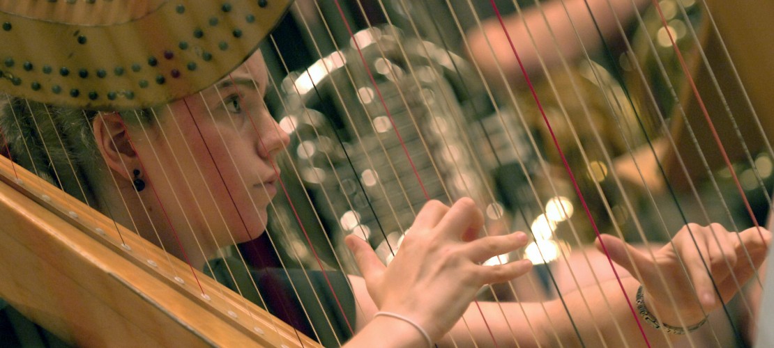 Instrumente-Serie: So spielt man eine Harfe