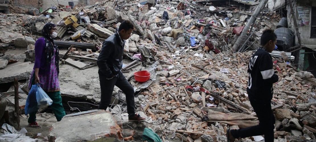 Hilfe nach dem schweren Erdbeben in Nepal