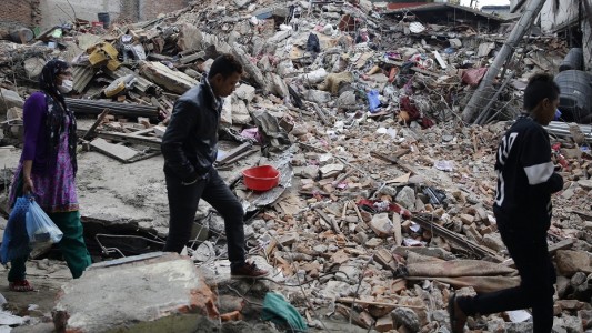 Hilfe nach dem schweren Erdbeben in Nepal
