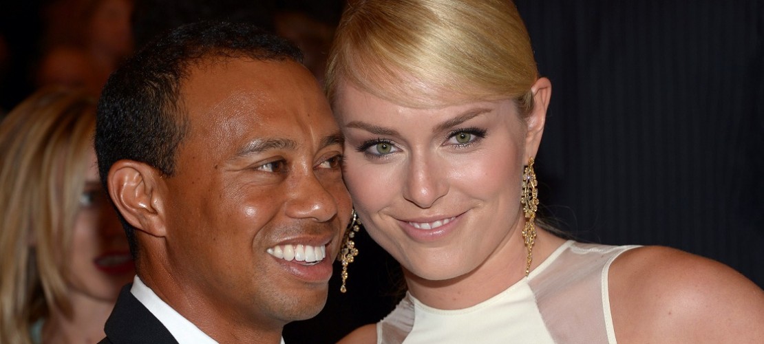 Dieses Traumpaar hat sich nun getrennt: Lindsey Vonn und Tiger Woods. (Foto: dpa)
