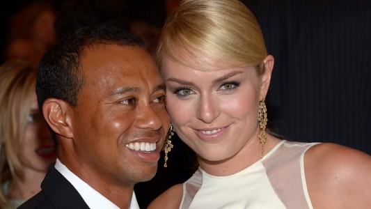 Dieses Traumpaar hat sich nun getrennt: Lindsey Vonn und Tiger Woods. (Foto: dpa)