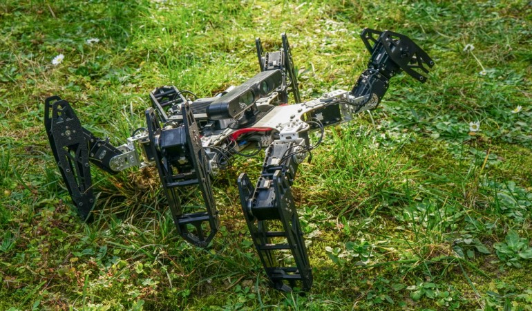 Ein Roboter, der humpelt