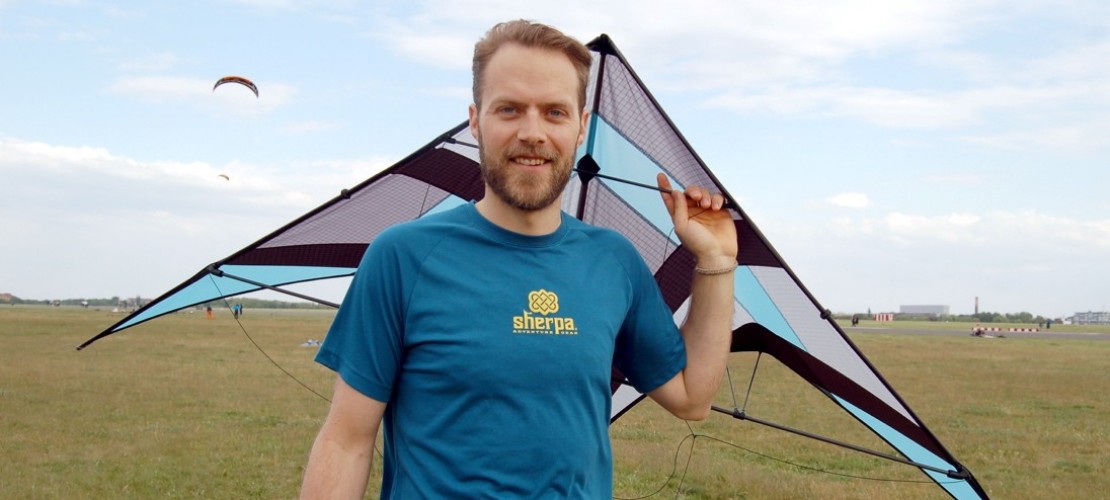 So fliegst du einen Lenkdrachen