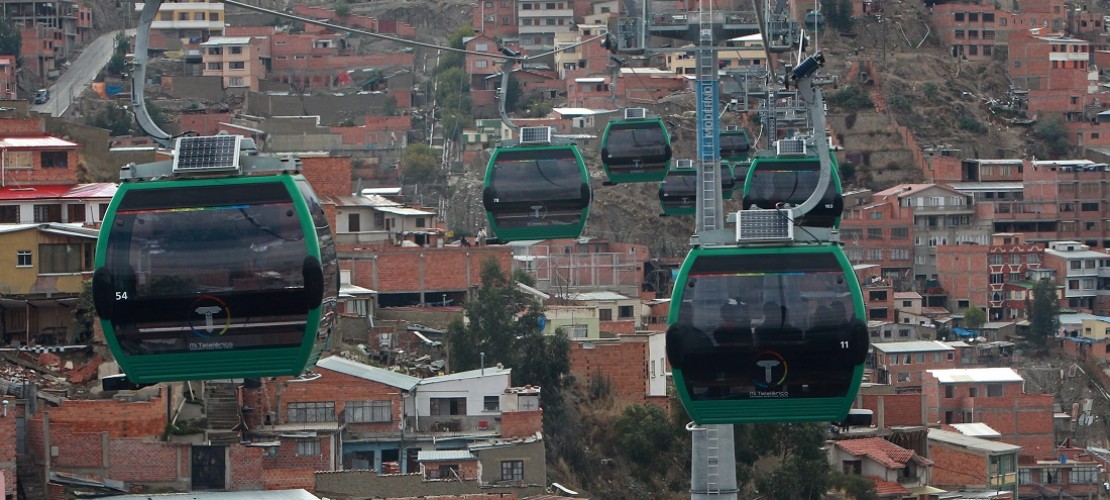 Die Stadt La Paz liegt hoch im Gebirge des Landes Bolivien. (Foto: dpa)