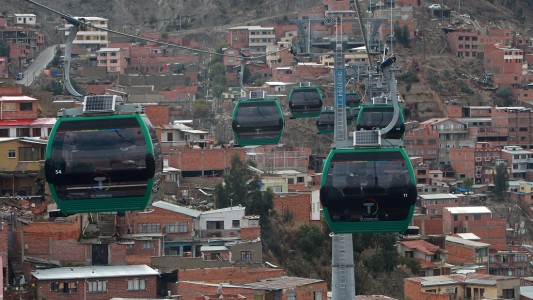 Die Stadt La Paz liegt hoch im Gebirge des Landes Bolivien. (Foto: dpa)