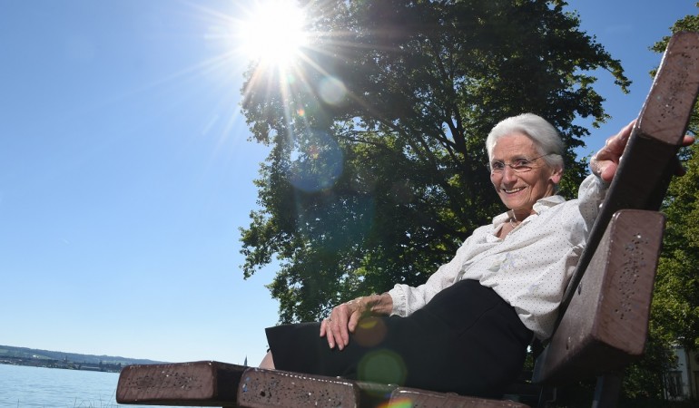 Dies ist Annelie Dehnert-Hilscher. Nach ihr ist das Hoch benannt. (Foto: dpa)