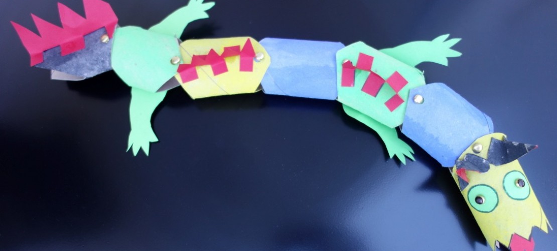 Desto mehr Klopapierrollen man hat, desto länger wird der Drache. (Foto: dpa)