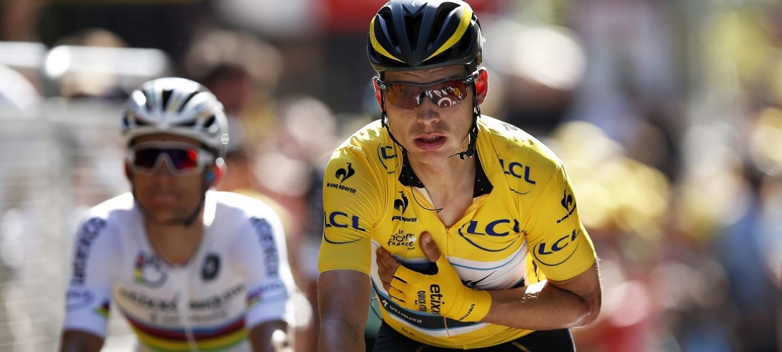 Tony Martin war am Donnerstag beim Rennen im Land Frankreich gestürzt. (Foto: dpa)