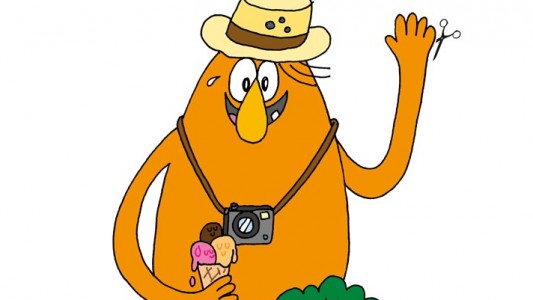 Karli ist ein Weltenbummler. Hier könnt ihr ihn ausdrucken und mit auf Reisen nehmen. (Illustration: Alexander Jahn)