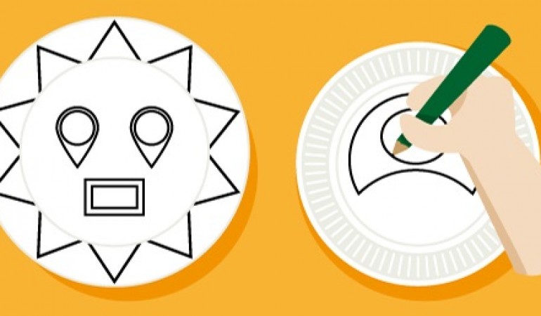 Einmal ganz anders aussehen? Bastel dir doch eine Maske! (Grafik: dpa)